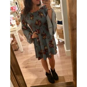 Floral Off-Shoulder Dress